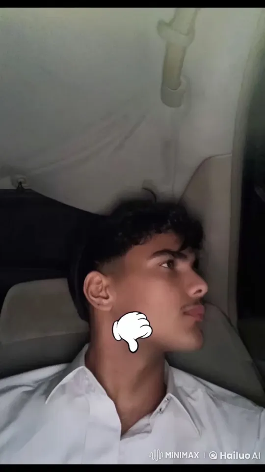 Man Reflecting in Dimly Lit Car Interior – AI Generated Video | Hailuo AI