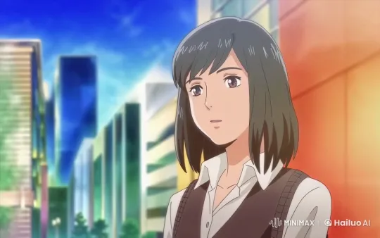 Female Character Reflects on a Cityscape at Twilight – AI Generated Video | Hailuo AI