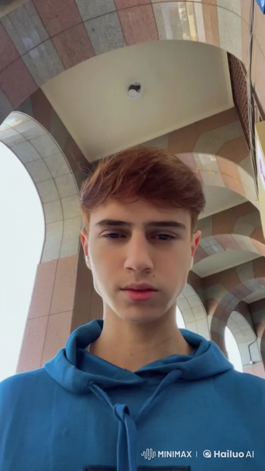 Person Smokes Under Arched Structure in Natural Light – AI Generated Video | Hailuo AI