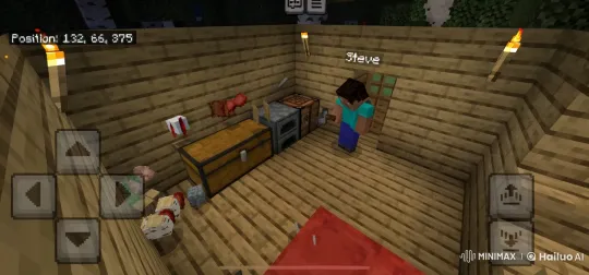 Minecraft: Steve's Cabin Exploration and Crafting – AI Generated Video | Hailuo AI