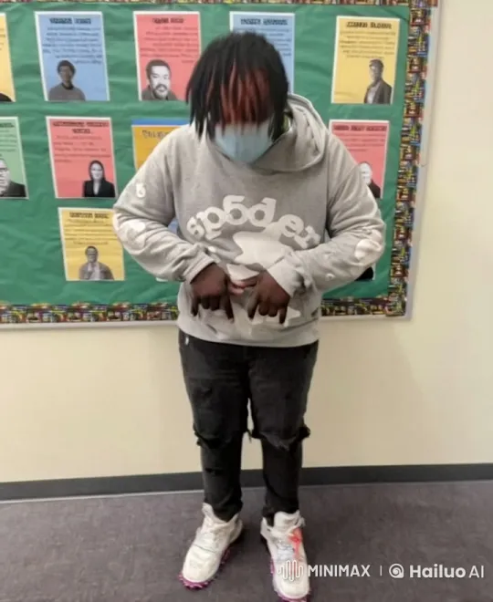 Horror Transformation Scene in Classroom Setting – AI Generated Video | Hailuo AI