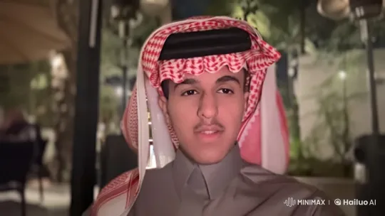 Man Smokes Cigarette in Peaceful Middle Eastern Café – AI Generated Video | Hailuo AI