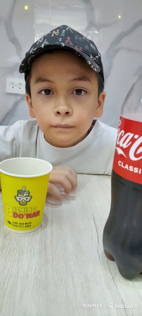 Person Pours Coca-Cola Over Head – AI Generated Video | Hailuo AI