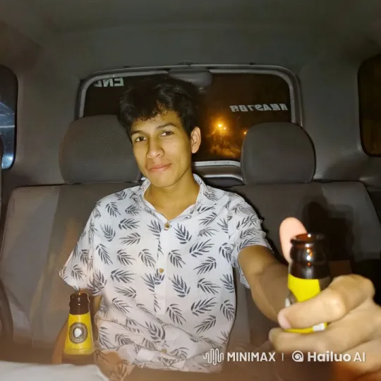 Young Man Relaxes, Shares Intimate Moment in Car – AI Generated Video | Hailuo AI