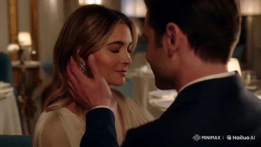 Intimate Moment: Couple's Close-Up Embrace – AI Generated Video | Hailuo AI