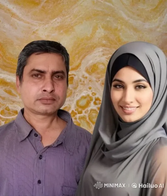 Affectionate Couple Shares Kiss Against Artistic Background – AI Generated Video | Hailuo AI