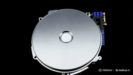 3D Animation Unveiling HDD's Internal Precision – AI Generated Video | Hailuo AI