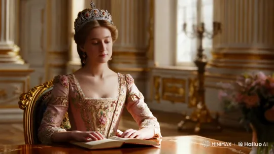 Historic Allure: Grand Duchess Anastasia in Contemplation – AI Generated Video | Hailuo AI