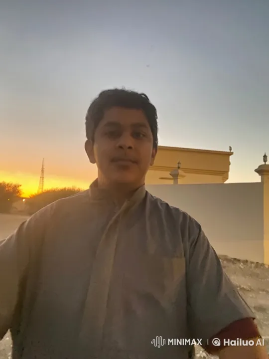 Man Smoking at Dusk with Serene Background – AI Generated Video | Hailuo AI