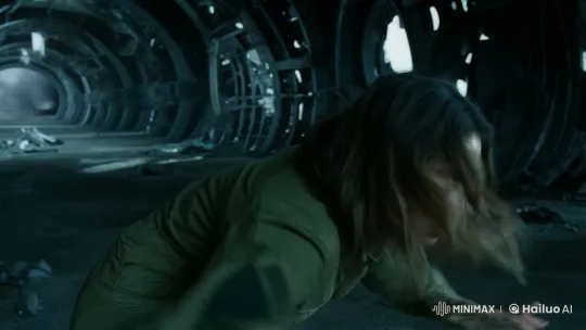 Survivor Navigates Post-Apocalyptic Silo in Tense Escape – AI Generated Video | Hailuo AI