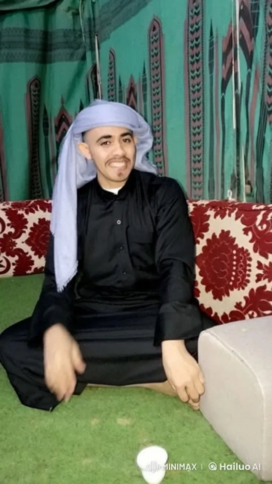 Man Smokes Cigarette in Traditional Attire – AI Generated Video | Hailuo AI