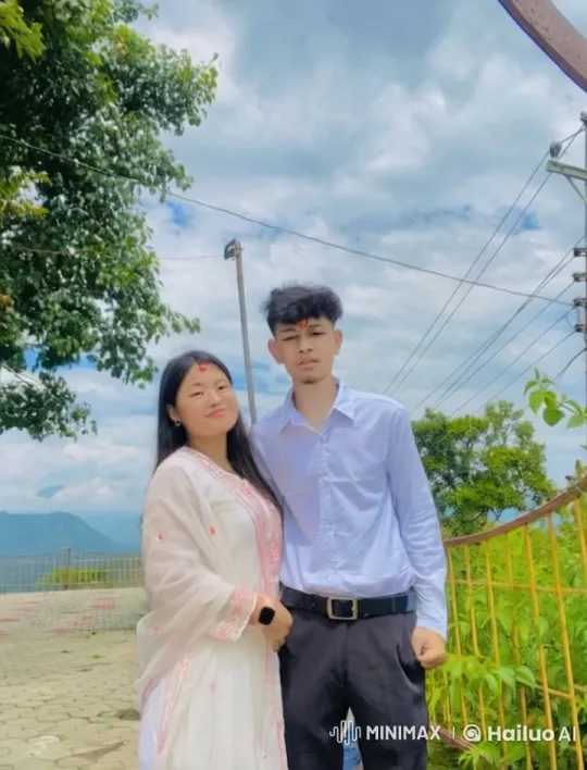 Young Couple Engages in Playful Argument Outdoors – AI Generated Video | Hailuo AI