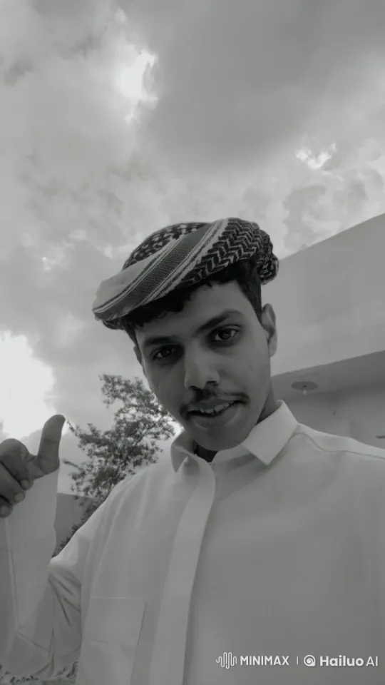 Traditional Attire, Smoking Under Cloudy Sky – AI Generated Video | Hailuo AI