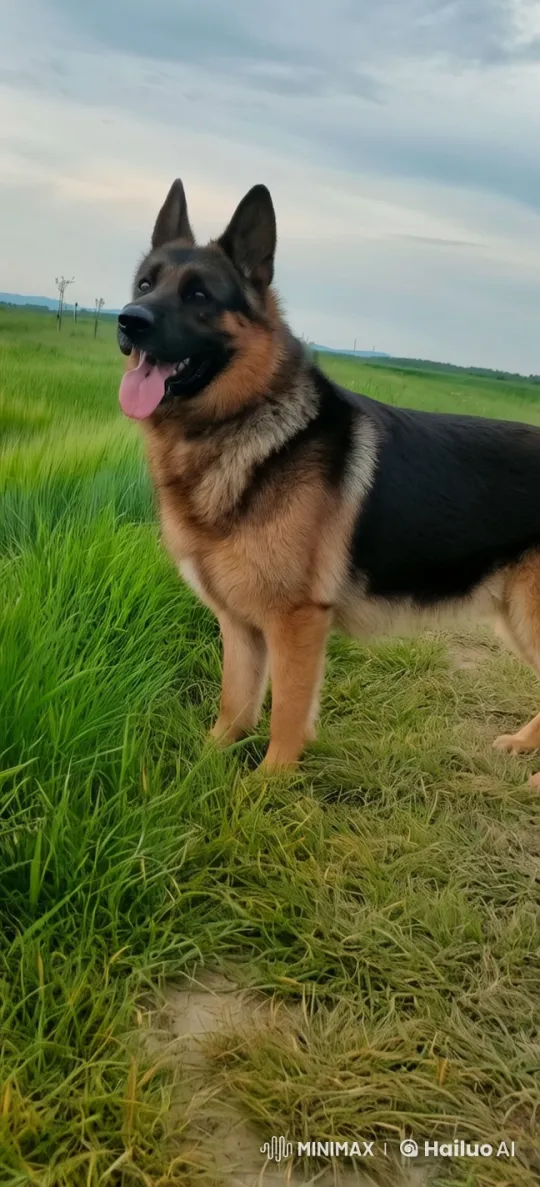 German Shepherd Transforms into Mythical Fenrir Wolf – AI Generated Video | Hailuo AI