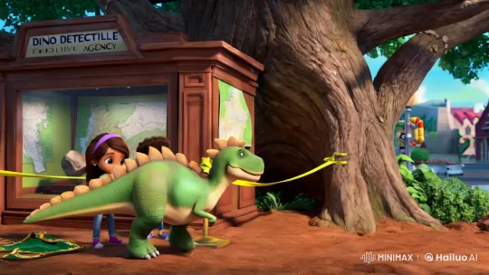 Title: Dino Detective Agency: The Missing Bone Mystery – AI Generated Video | Hailuo AI