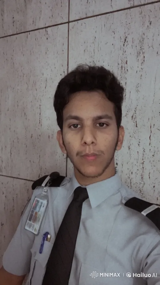 Security Officer Smoking Against a Wall – AI Generated Video | Hailuo AI