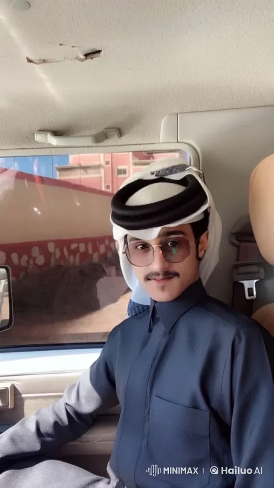 Middle Eastern Man Smoking in a Vehicle – AI Generated Video | Hailuo AI