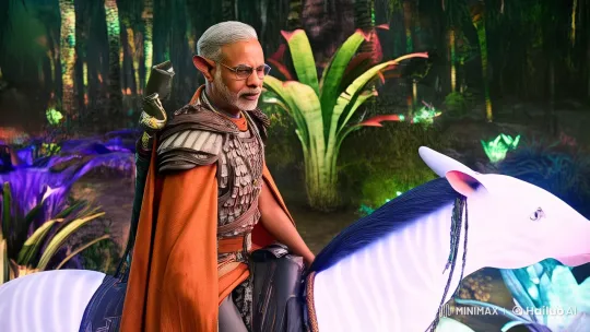 Elderly Man Transformed into Na'vi Leader in Avatar's Jungle – AI Generated Video | Hailuo AI