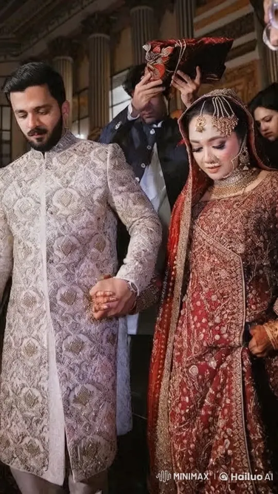 Indian Wedding Ceremony with Ornate Attire and Rituals – AI Generated Video | Hailuo AI