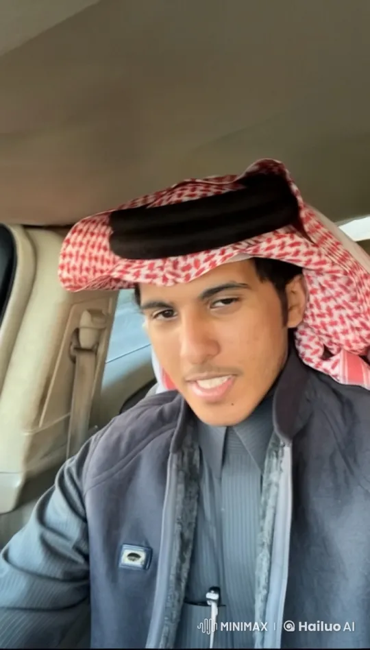 Middle Eastern Man Smoking in Stationary Vehicle – AI Generated Video | Hailuo AI