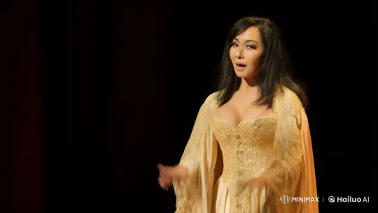 Magician's Stunning Gender-Bending Performance Leaves Audience Awestruck – AI Generated Video | Hailuo AI