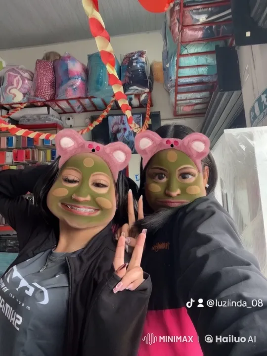 Women Share Friendly Hug in Colorful Retail Store – AI Generated Video | Hailuo AI