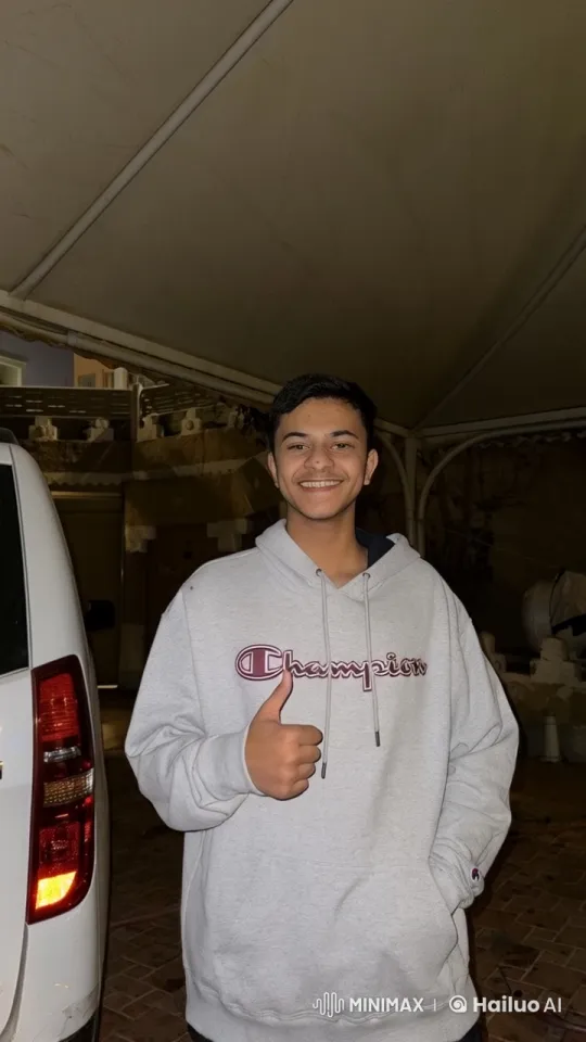 Young Man Smoking Under a Canopy at Night – AI Generated Video | Hailuo AI