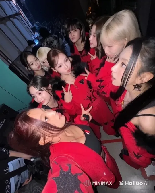 Girls in Red Outfits Confrontation with Peace Gestures – AI Generated Video | Hailuo AI
