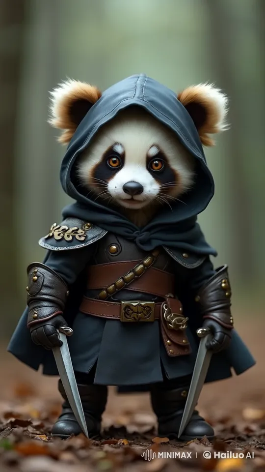 Medieval Character Prepares for Adventure in Woodland – AI Generated Video | Hailuo AI