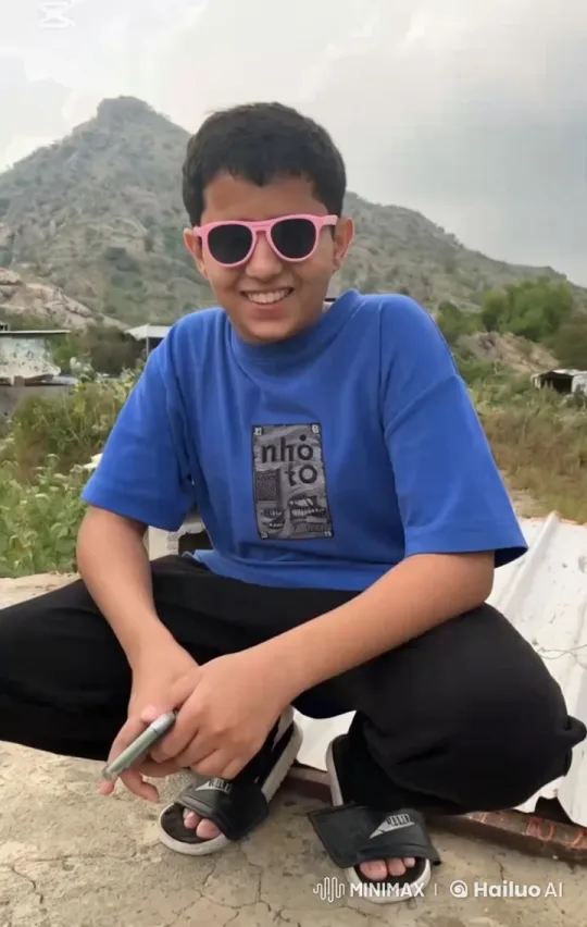 Young Person Smoking in Mountainous Countryside – AI Generated Video | Hailuo AI