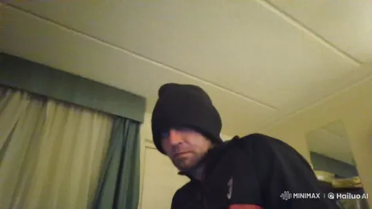 Person in Black Clothing Falls Off Cliff After Walking Out of Dimly Lit Room – AI Generated Video | Hailuo AI