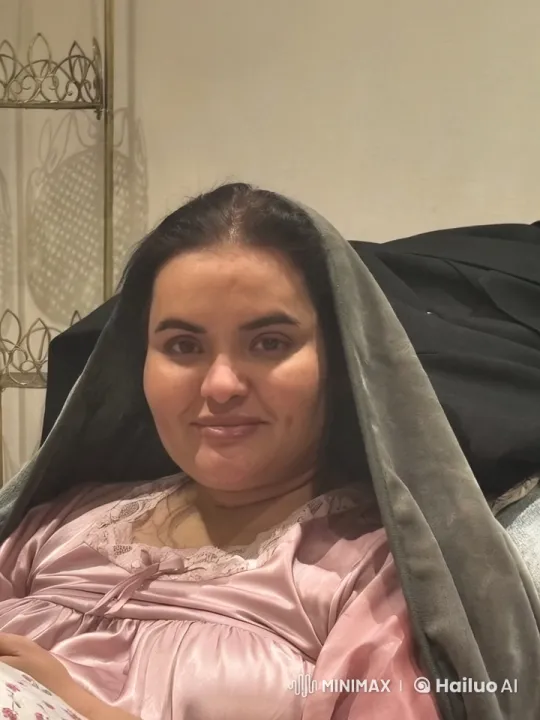 Woman in Pink Nightgown Smokes Leisurely – AI Generated Video | Hailuo AI