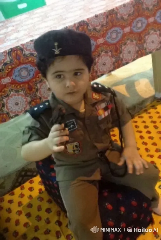 Child Mimics Smoking in Military Uniform – AI Generated Video | Hailuo AI