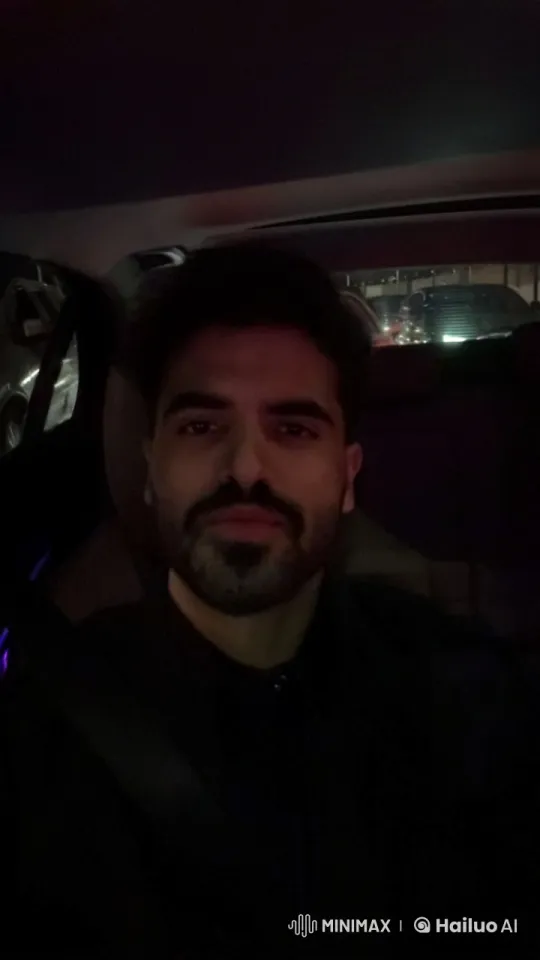 Nighttime Drive: Smoking in a Calm, Reflective Mood – AI Generated Video | Hailuo AI