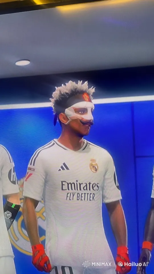 Real Madrid Player with Cigarette in Calm Pose – AI Generated Video | Hailuo AI