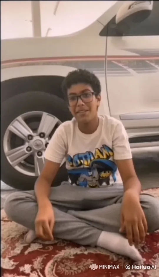 Boy in Batman Shirt Simulates Running Playfully – AI Generated Video | Hailuo AI