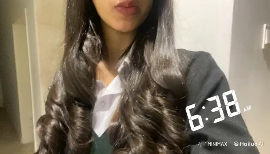 Woman Smoking in Dim Light at 6:38 AM – AI Generated Video | Hailuo AI