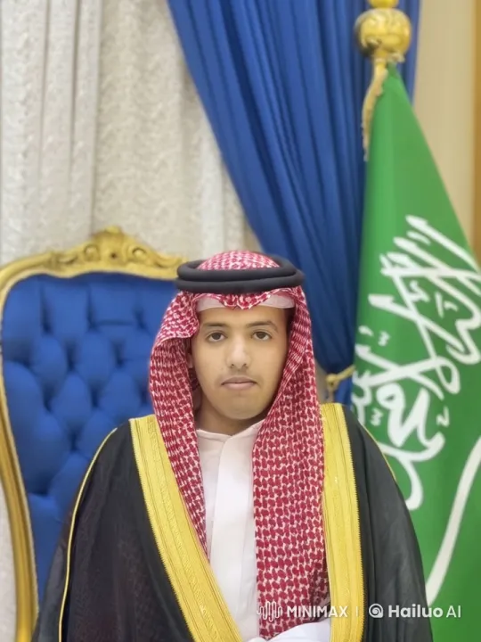 Saudi Individual Reflects in Traditional Attire Amidst Regal Setting – AI Generated Video | Hailuo AI