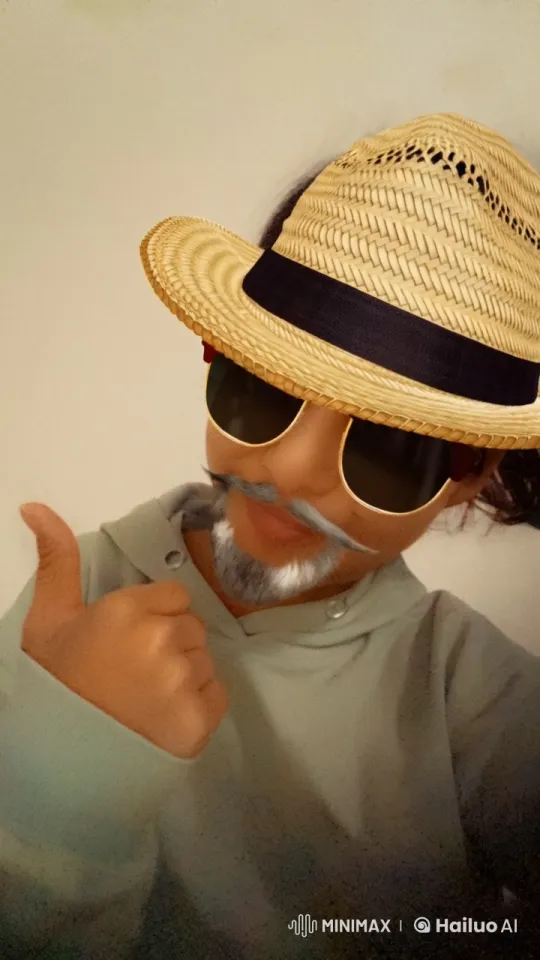 Person Smokes Leisurely in Static Scene – AI Generated Video | Hailuo AI