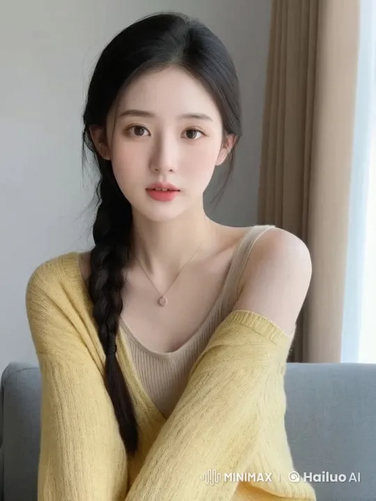 Young Woman Delivers Speech in Serene Indoor Setting – AI Generated Video | Hailuo AI