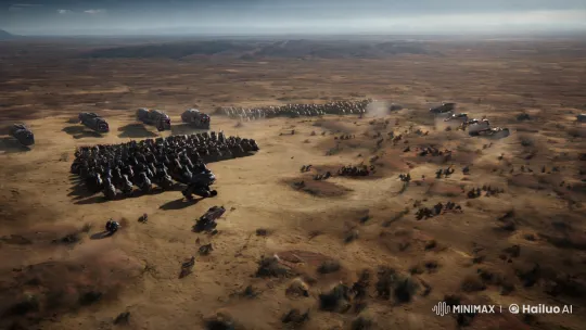 Covenant and Empire Armies Clash in Epic Ground Battle – AI Generated Video | Hailuo AI