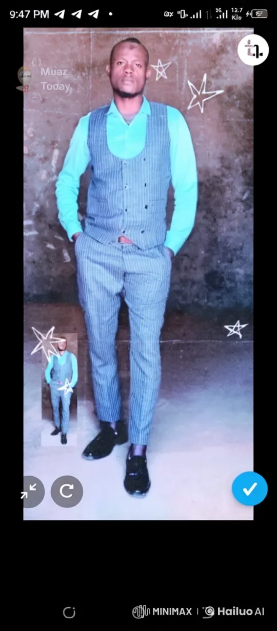 Confident Man in Stylish Attire Showcases Poise – AI Generated Video | Hailuo AI