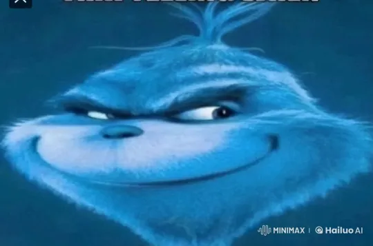 Blue Monster Escapes with Urgency Amid Sirens – AI Generated Video | Hailuo AI