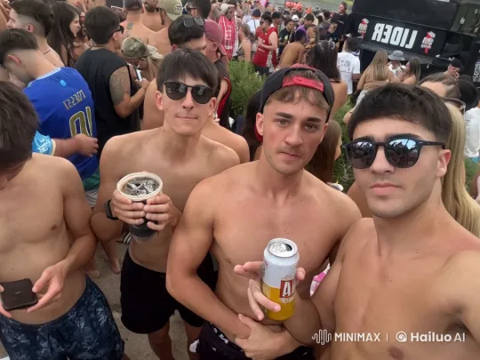 Friends Celebrate at Outdoor Party with Laughter and Affection – AI Generated Video | Hailuo AI
