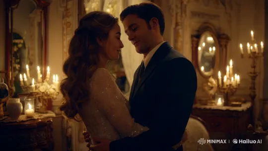Couple's Tender Moment in Vintage-Inspired Setting – AI Generated Video | Hailuo AI
