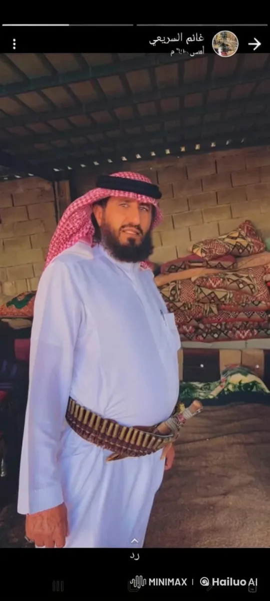 Man Smokes Cigarette in Traditional Middle Eastern Attire – AI Generated Video | Hailuo AI