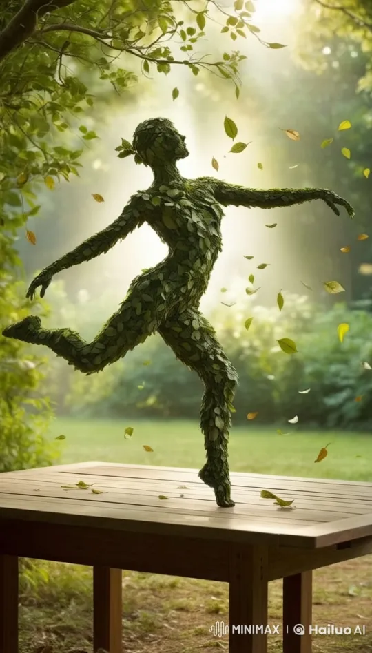 Leafy Dancer in Serene Forest Glade – AI Generated Video | Hailuo AI