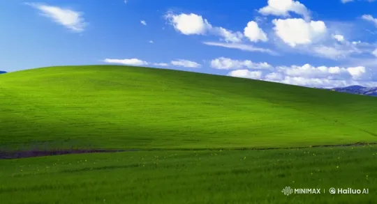 Meme Boy Enacts Crunch in Scenic Green Hill – AI Generated Video | Hailuo AI