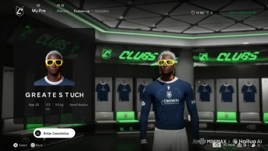 Relaxed Protagonist in Virtual Locker Room Atmosphere – AI Generated Video | Hailuo AI