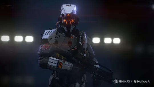 Futuristic Robot Soldier Engages in Combat – AI Generated Video | Hailuo AI